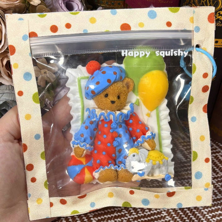 Circus balloon bear taba squishy